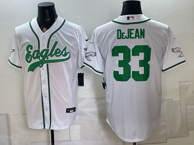 Men 2026 Philadelphia Eagles #33 DeJean white Nike Limited NFL Jersey 082800221